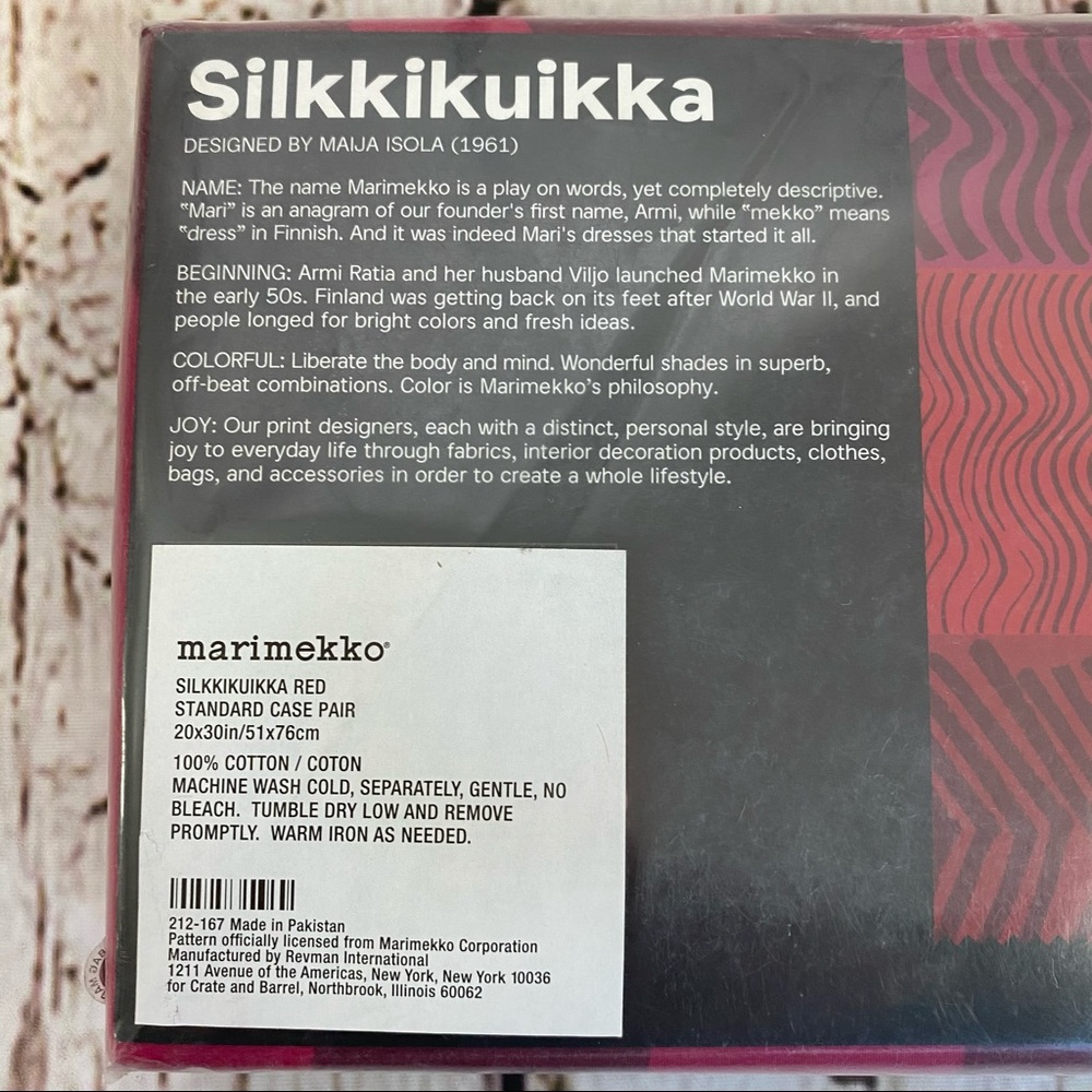 🎉HP🎉 Marimekko Silkikuikka Pillow Case Pair Set - Picture 5 of 6